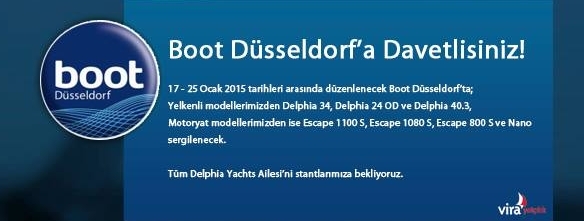 Boot Düsseldorf’a Davetlisiniz!
